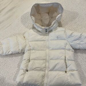 Ralph Lauren Cream Puffer Jacket